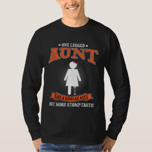 Bionisches Beinthema und Amputationsüberlebender T T-Shirt