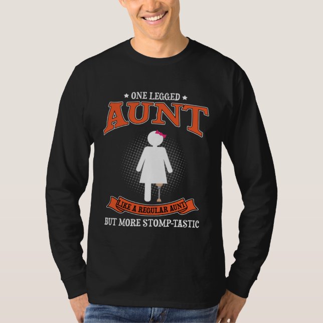 Bionisches Beinthema und Amputationsüberlebender T T-Shirt (Vorderseite)