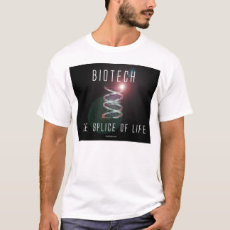 Biotech. Die Spleiß des Lebens. (schwarzes T-Shirt