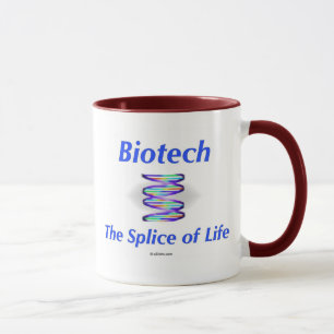 Biotech. Die Spleiß des Lebens. (weißer Tasse