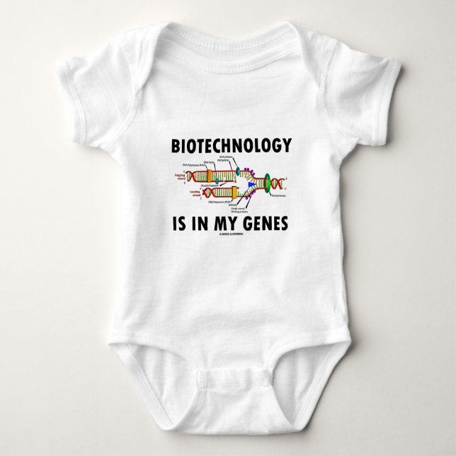 Biotechnologie ist in meinen Genen Baby Strampler (Vorderseite)
