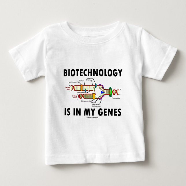 Biotechnologie ist in meinen Genen Baby T-shirt (Vorderseite)