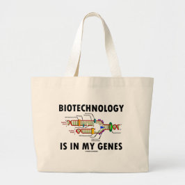 Biotechnologie ist in meinen Genen Jumbo Stoffbeutel