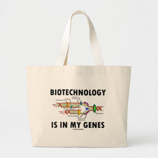 Biotechnologie ist in meinen Genen Jumbo Stoffbeutel