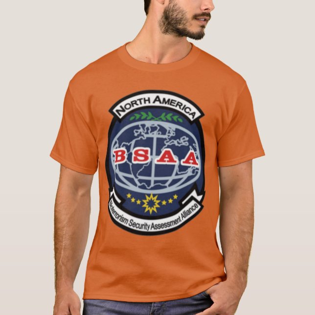 Bioterrorism Security Assessment Alliance BSAA Wie T-Shirt (Vorderseite)