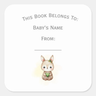 Biotopape für Woodland Quadratischer Aufkleber