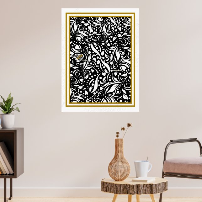 Biozid-Poster - Adiela Akoo Poster (Wohnzimmer 3)