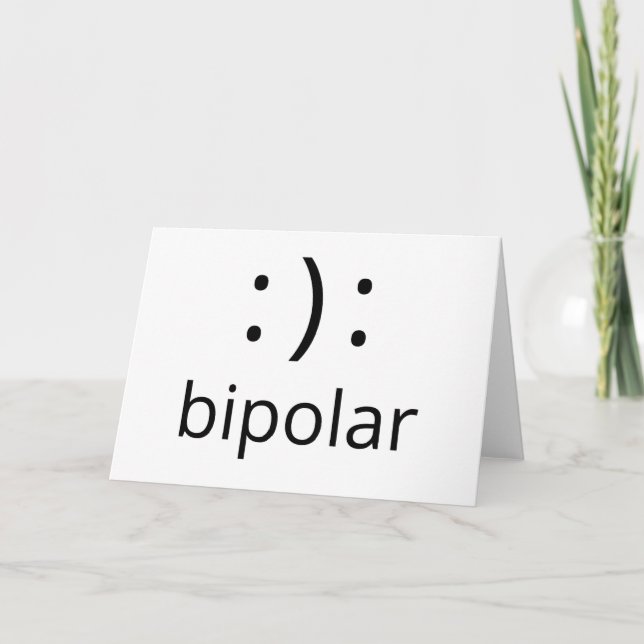 bipolar feiertagskarte (Vorderseite)