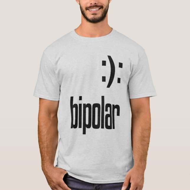 Bipolar Geek-Geschenk T-Shirt (Vorderseite)