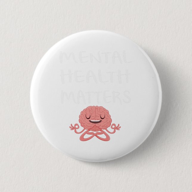 Bipolar Mental Health Awareness Mental Health Proo Button (Vorderseite)