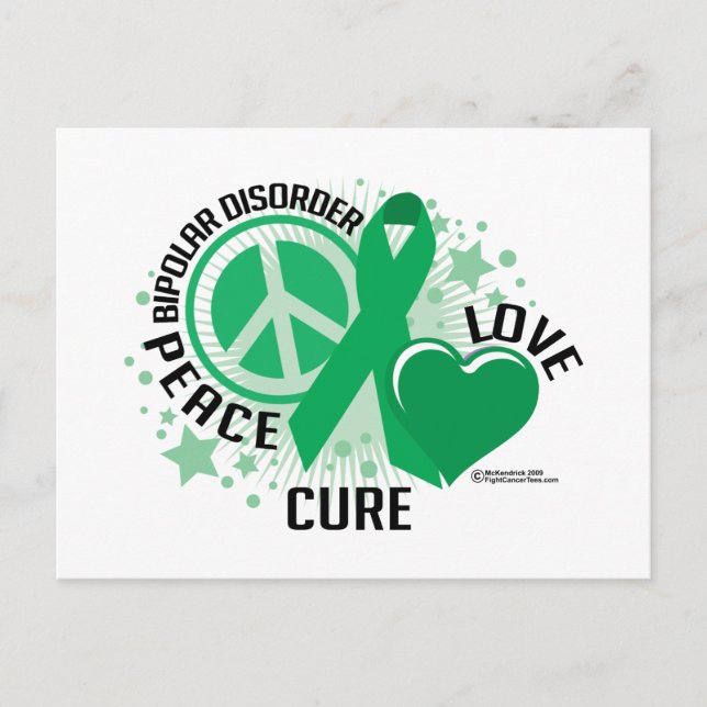 Bipolare Störung PLC Postkarte (Vorderseite)