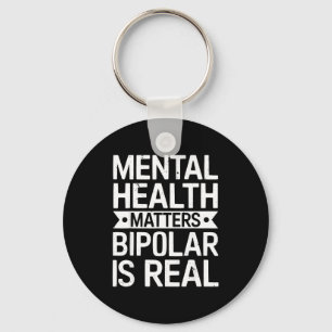 Bipolare Störungsaufklärung Depression psychische Schlüsselanhänger