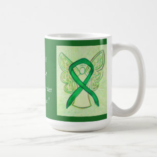 Bipolare Störungsbewusstsein Ribbon Engel Custom T Tasse