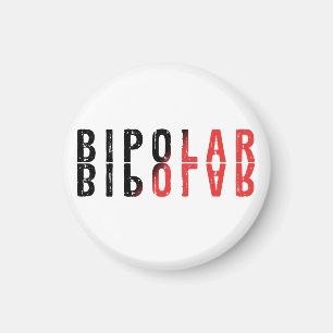 Bipolare Textgestaltung Magnet