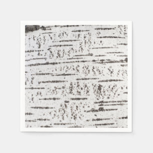 Birch bark pattern serviette