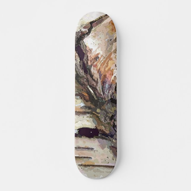BIRCH BARK SKATEBOARD (Vorne)