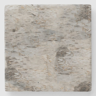Birch Bark Steinuntersetzer