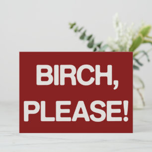 Birch Bitte Lustige Weihnachten passende Familie