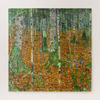 Birch Forest by Gustav Klimt Puzzle