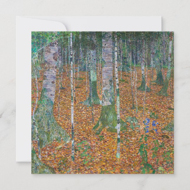 Birch Forest | Gustav Klimt | (Vorderseite)