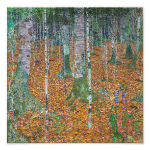 Birch Forest Gustav Klimt Fotodruck