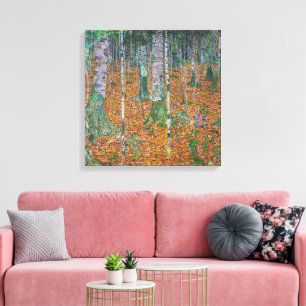 Birch Forest   Gustav Klimt   Leinwanddruck