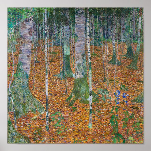 Birch Forest | Gustav Klimt | Poster (Vorne)