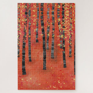 Birch Forest Landscape Puzzle