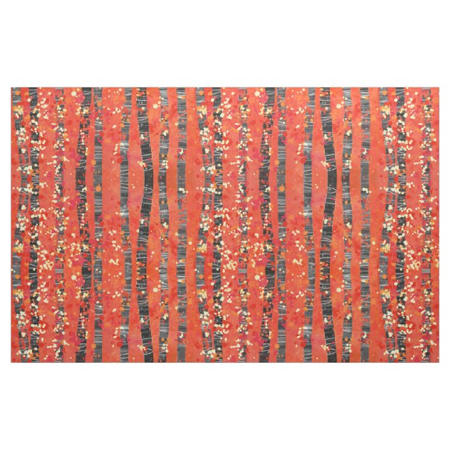 Birch Forest Landscape Stoff (Fat Quarter (45,7 x 55,9 cm))