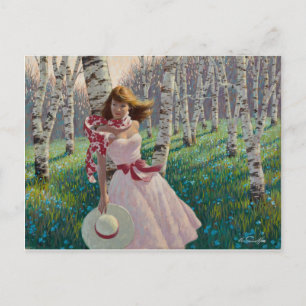 Birch Forest Postkarte