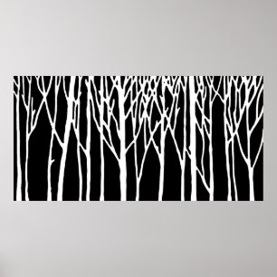 Birch Forest von Leslie Paprikaschoten Poster
