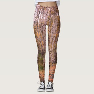 Birch Forrest Herbst Foto Custom Leggings
