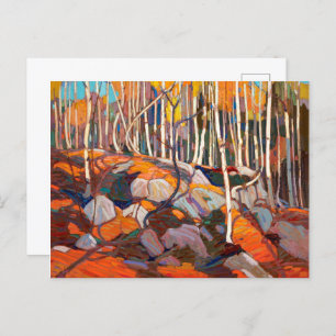 Birch Grove, Herbst   Tom Thomson   Postkarte