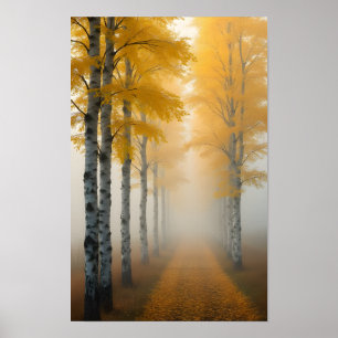 Birch Tree Alley Poster