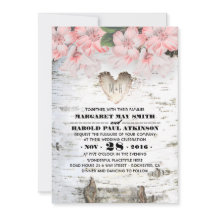 Birch Tree Bark Herz Rustikale Hochzeit