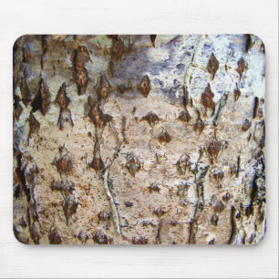 Birch Tree Bark Mouse Mat Mousepad