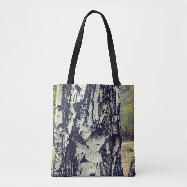 Birch Tree Custom All-Over-Print Tote Bag (Vorderseite)