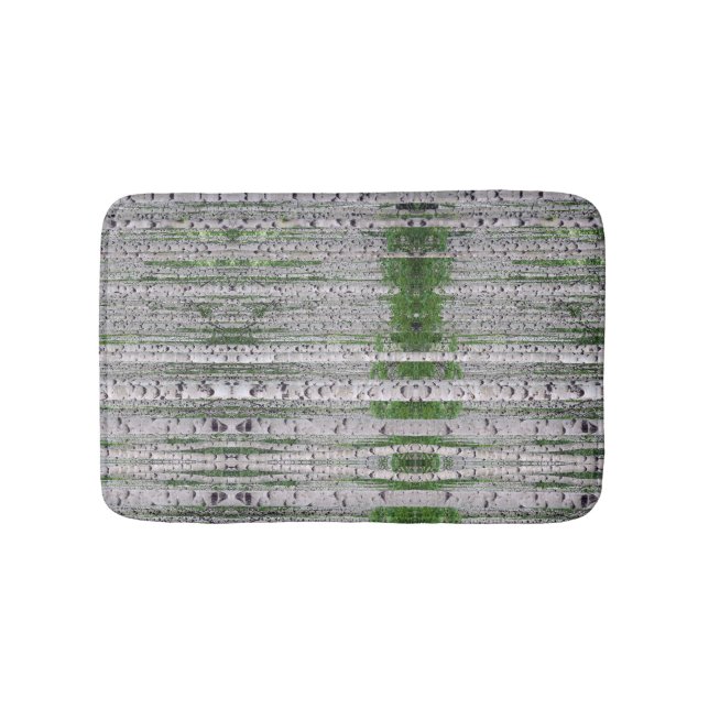 Birch Tree Forest Nature Badematte (Vorderseite)