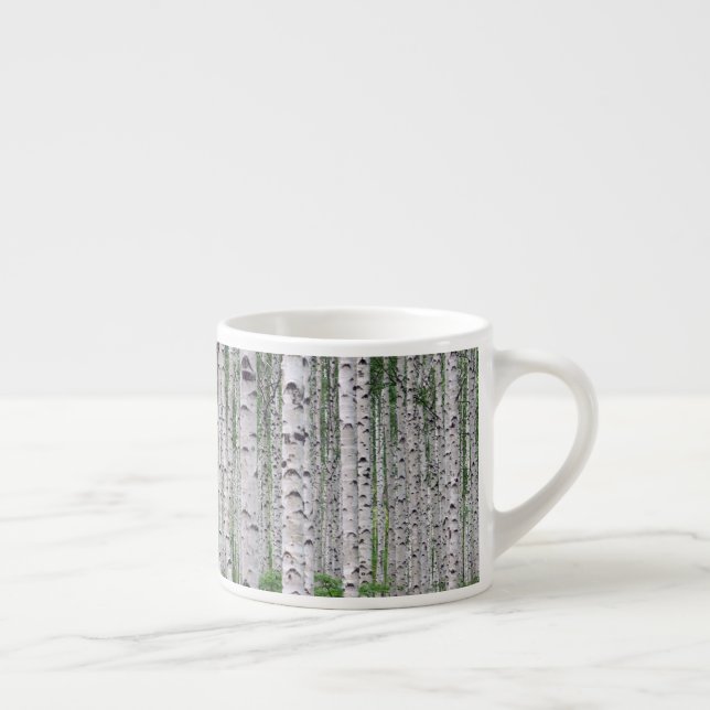 Birch Tree Forest Nature Espressotasse (Rechts)