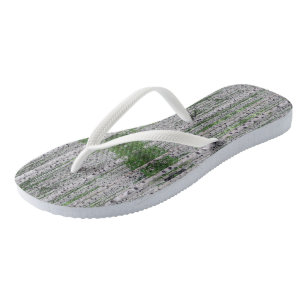 Birch Tree Forest Nature Flip Flops