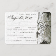 Birch Tree mit Carved Heart UAWG