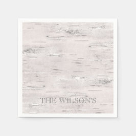 Birch Tree Natural NAME Outdoor Nuetrals Aspen Serviette