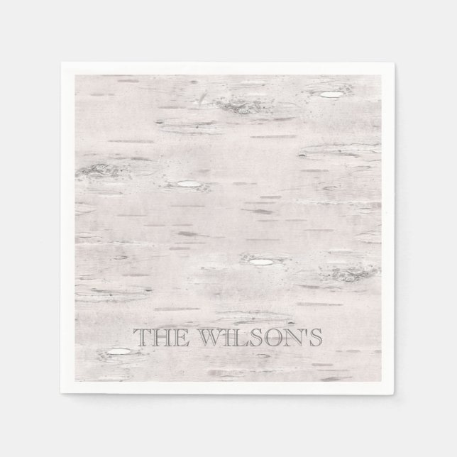 Birch Tree Natural NAME Outdoor Nuetrals Aspen Serviette (Vorderseite)