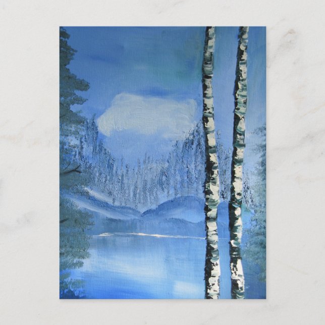 Birch Tree Postcard Postkarte (Vorderseite)