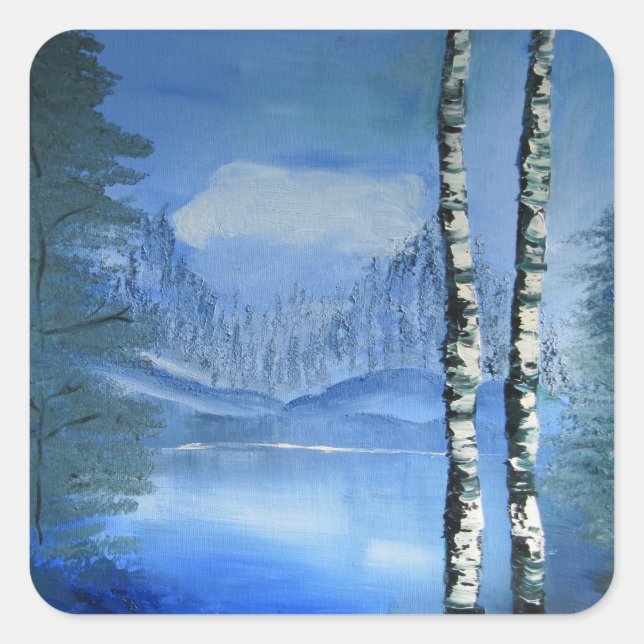 Birch Tree Sticker (Vorderseite)