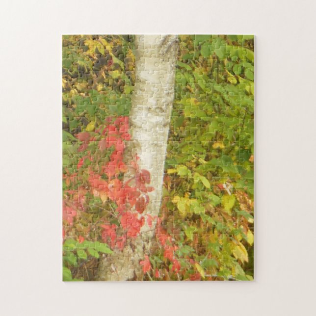 Birch Tree Trunk Puzzle (Vertikal)