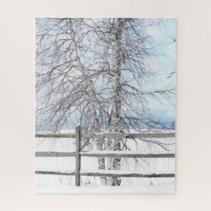 Birch Tree Winter Puzzle