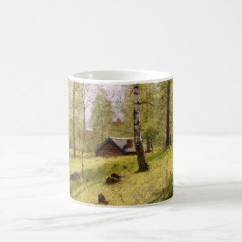 Birch Trees in the Swedish Countryside (Jansson) Kaffeetasse