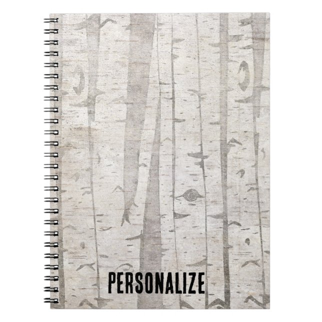 Birch Trees Notizblock (Vorderseite)