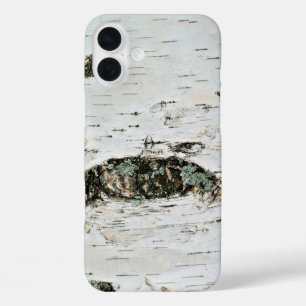 Birch Wood Nature Outdoors Rustic Cool iPhone 16 Plus Hülle